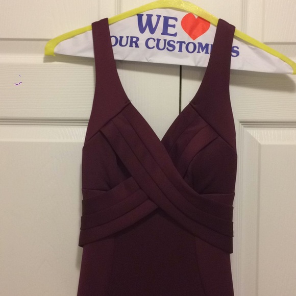 Dark Red Prom Dress - Picture 3 of 7